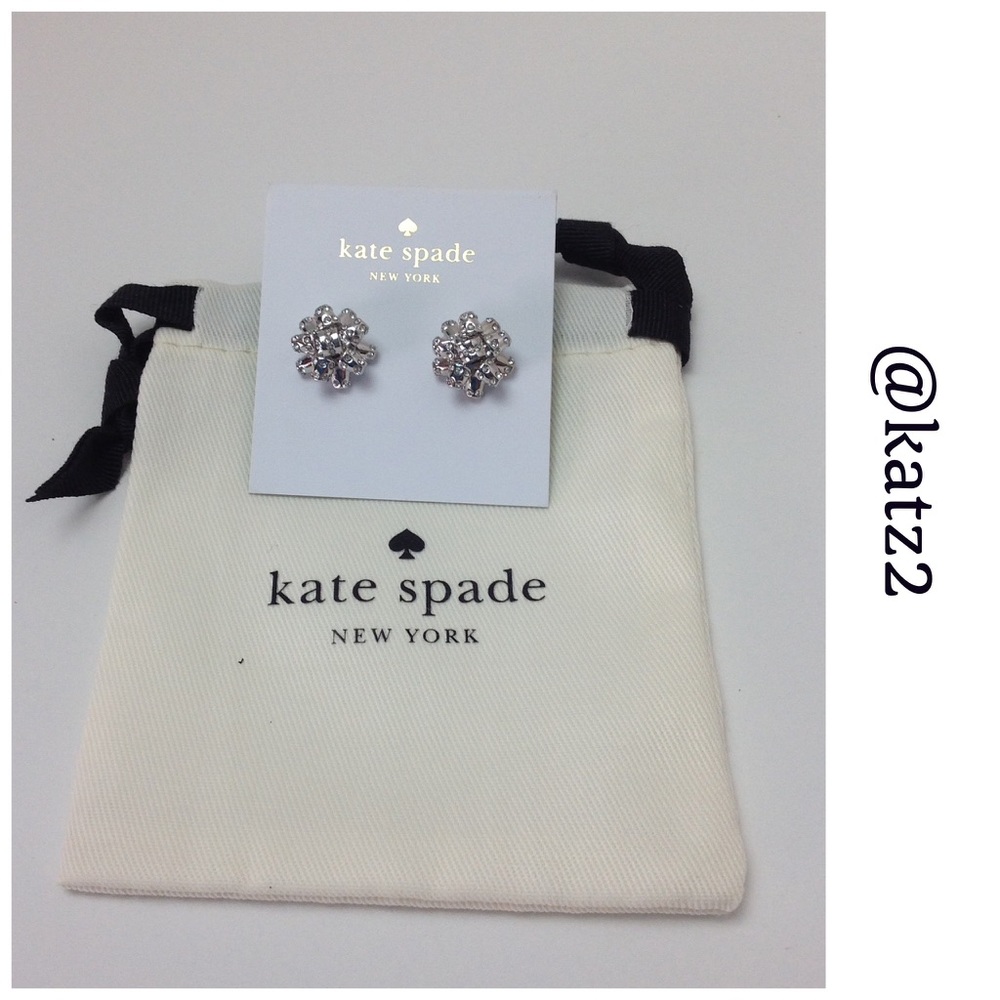 kate spade Silver Bourgeois Bow Earrings